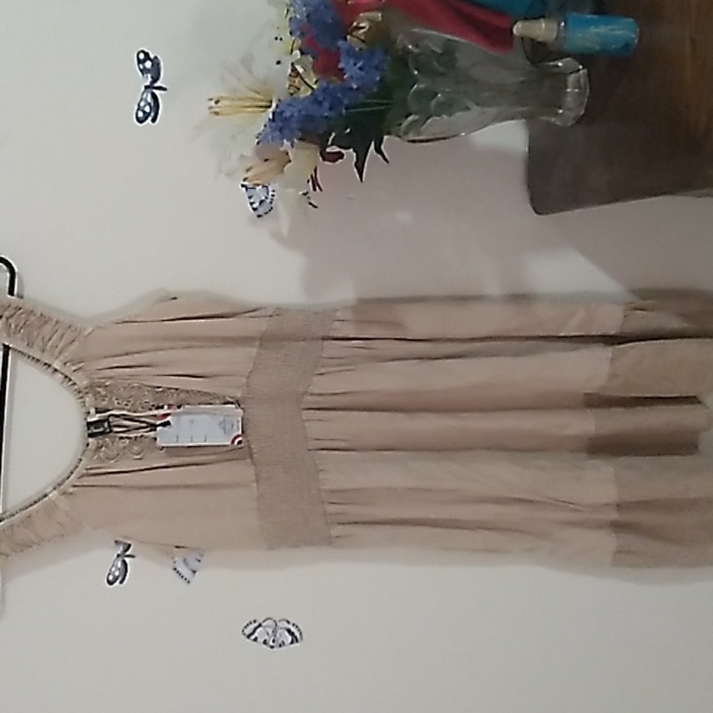 Sacred threads baige summer dress L/XL